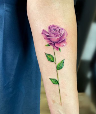 Violet Rose Acceptable Tattoo