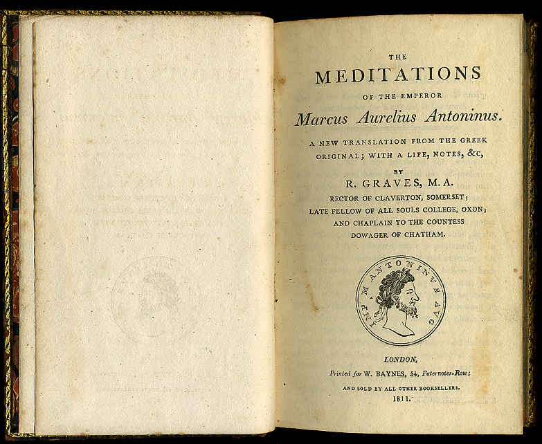 Marcus Aurelius's 'Meditations'-book on Beliefs of Stoicism