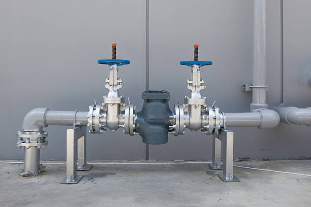 piping system piping system gate valve stock pictures, royalty-free photos & images