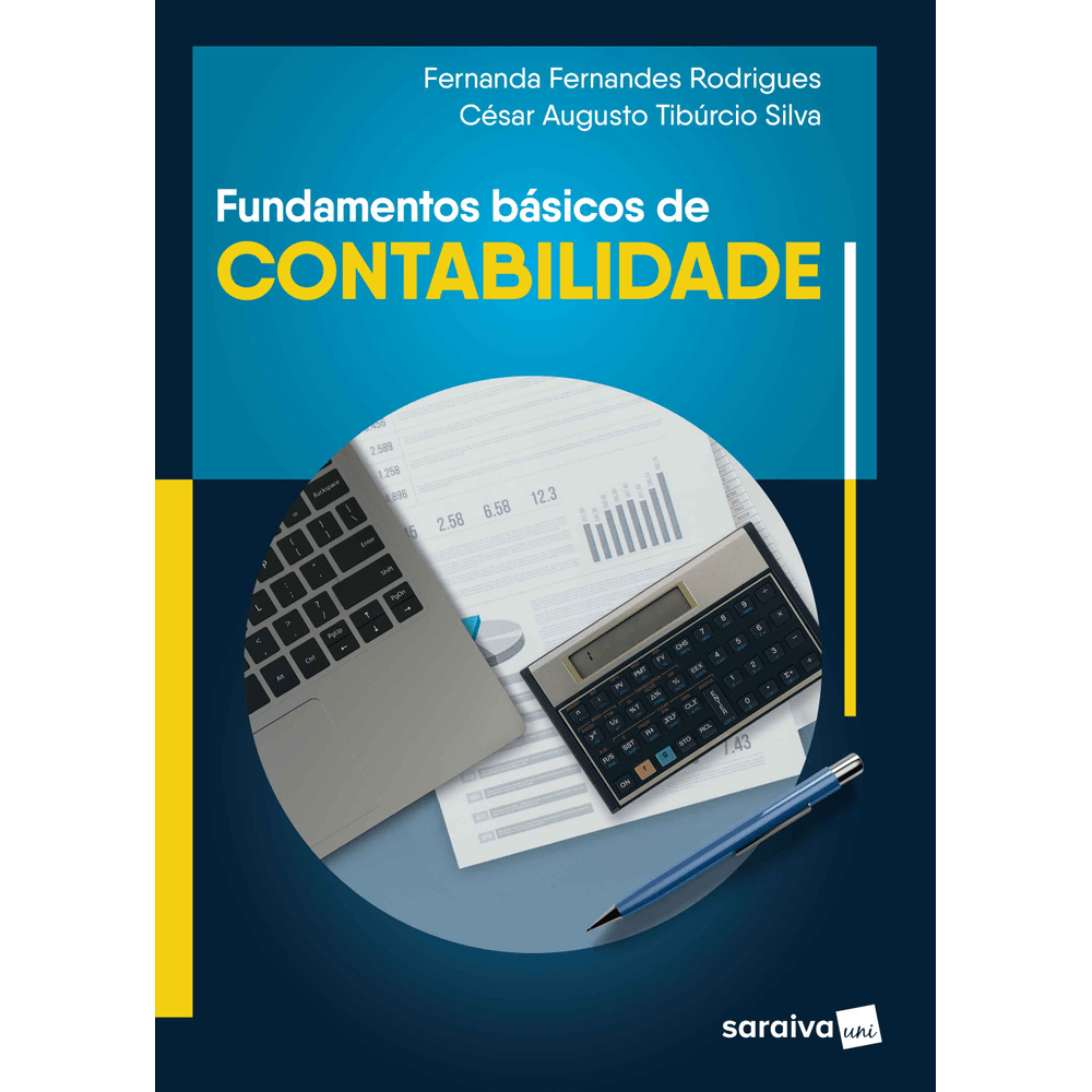 Livros de contabilidade: capa de livro