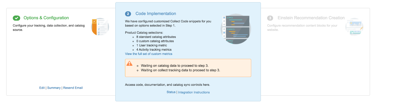 Configuration selection
