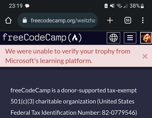 Unable to Verify Trophy in Microsoft Platform