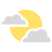 Partly cloudy