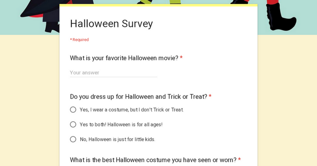 Halloween Survey