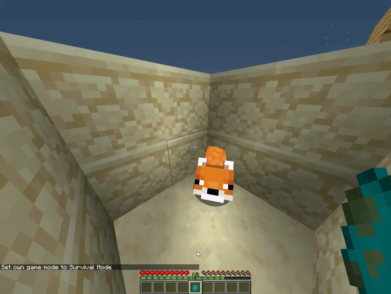 Interact with the Tamed Fox