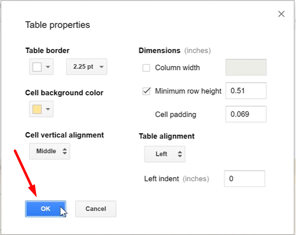 How To Add A Table To Google Slides