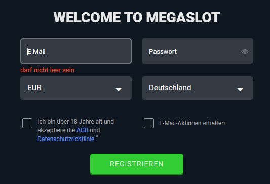 Megaslots.io Bewertung 2025