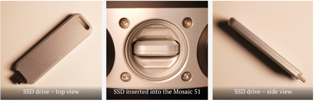 Images of an SSD Drive for the Mosaic 51