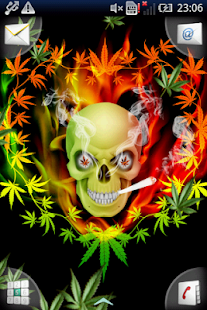 Download Skull Weed LWP apk