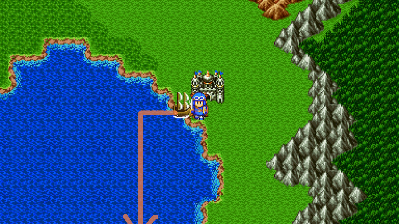 Midenhall castle, this game’s starting point | Dragon Quest II
