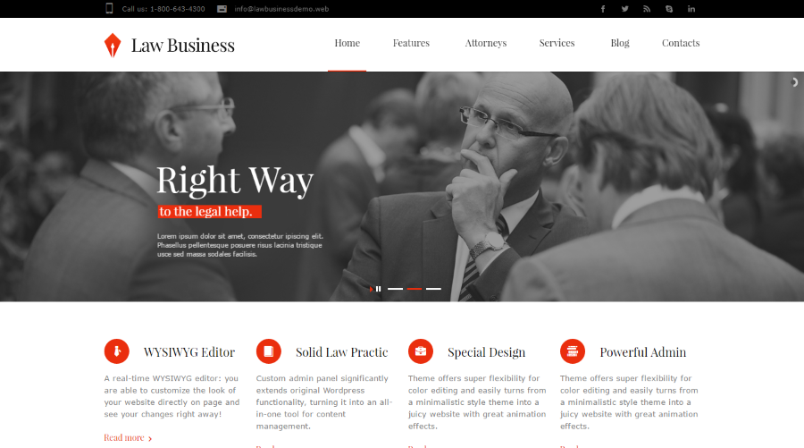Tema WordPress LawBusiness