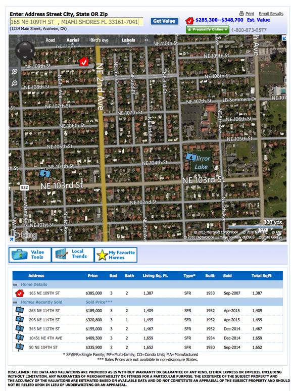 Chase's Home Value Estimator