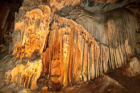 dripstone formations found in the Cango Caves
