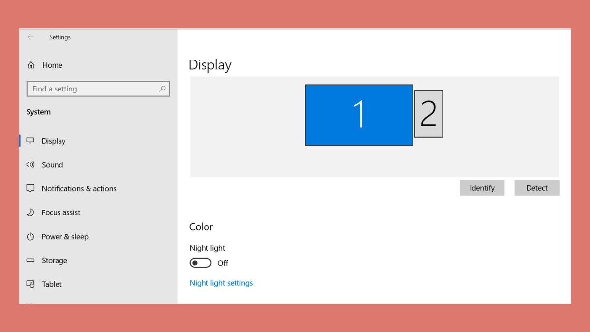 Configure Display Settings