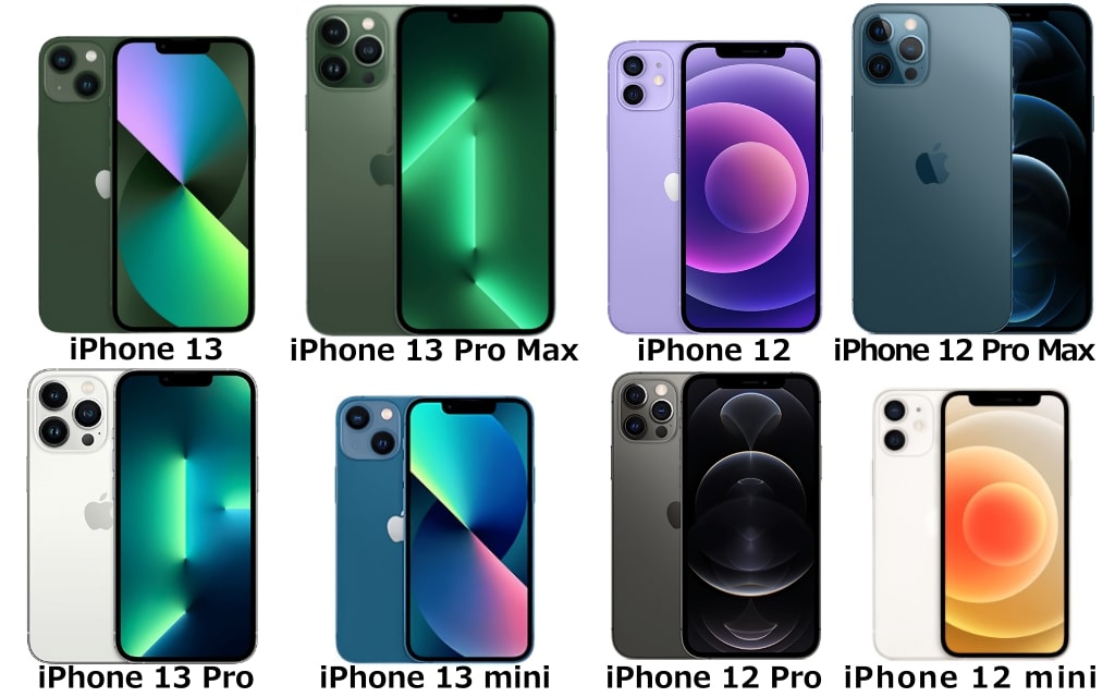 iPhone 12/Pro/Pro Max/miniのサイズ|iPhone歴代モデルと縦横の大きさ
