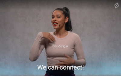 a girl saying "we can connect" as you can expand your reach through podcasting