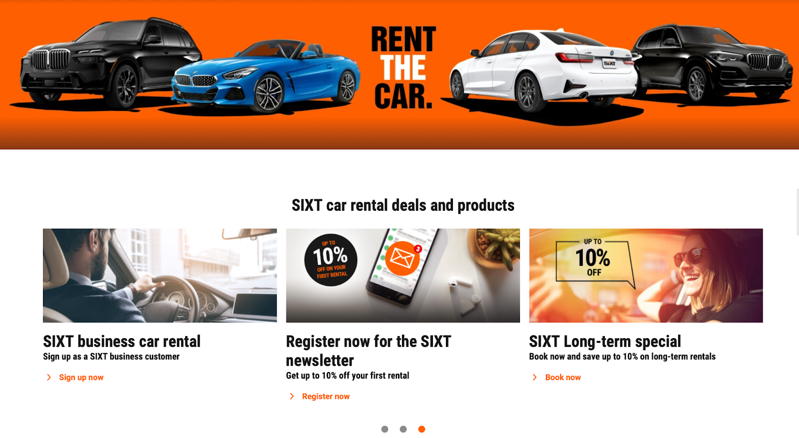 SIXT rent a car  Premium Car Rental & Top Deals Worldwide