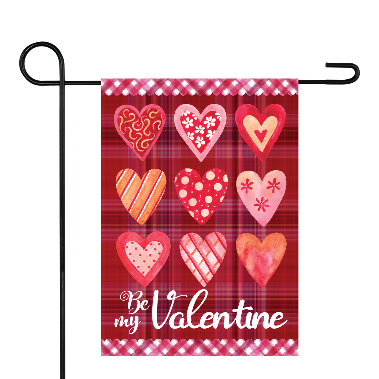 Be My Valentine garden flag