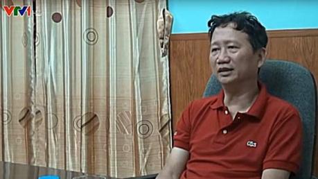 Ông Trịnh Xuân Thanh trong video Trịnh Xuân Thanh: Tôi đã ra đầu thú của Đài Truyền hình VTV phát vào ngày 3 tháng 8 năm 2017.