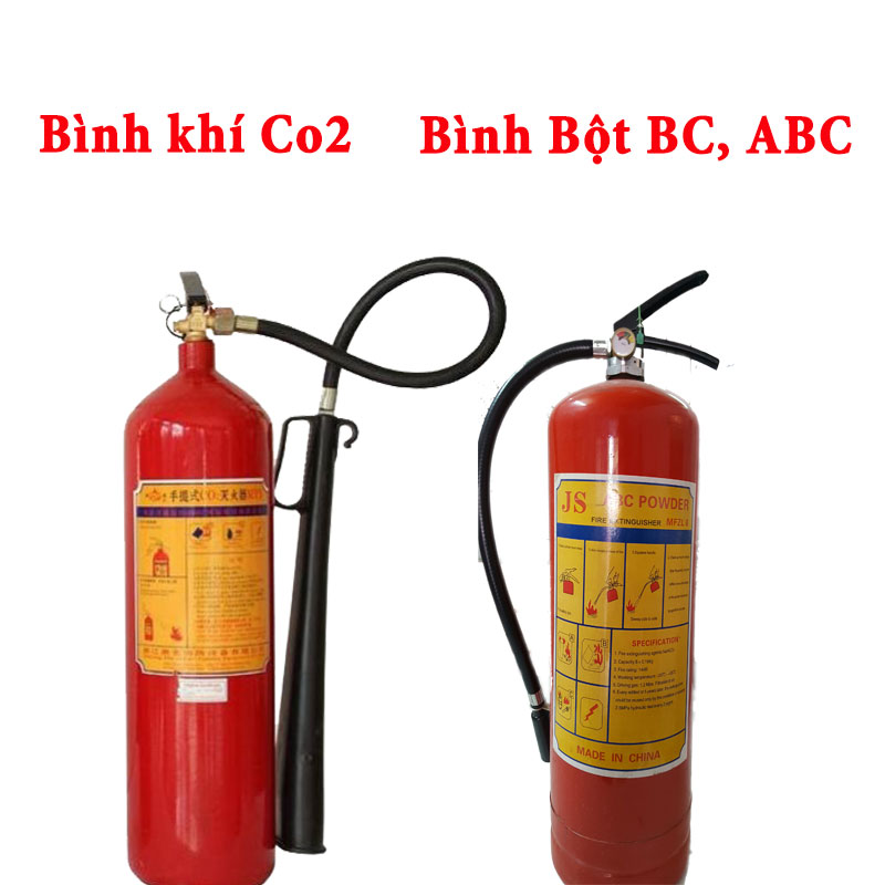 Hai loại bình chữa cháy phổ biến trên thị trường