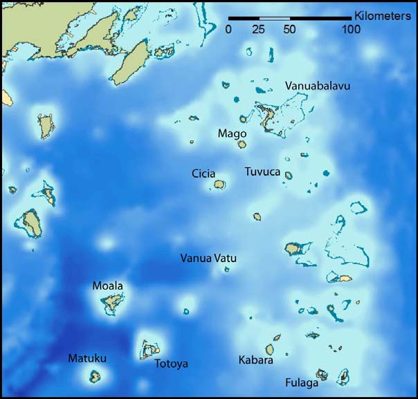 Fiji Map
