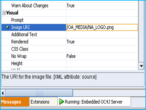 Adding image in Oracle OAF page