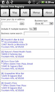 Download Gluten Free Registry apk