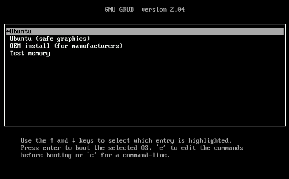 GNU GRUB 