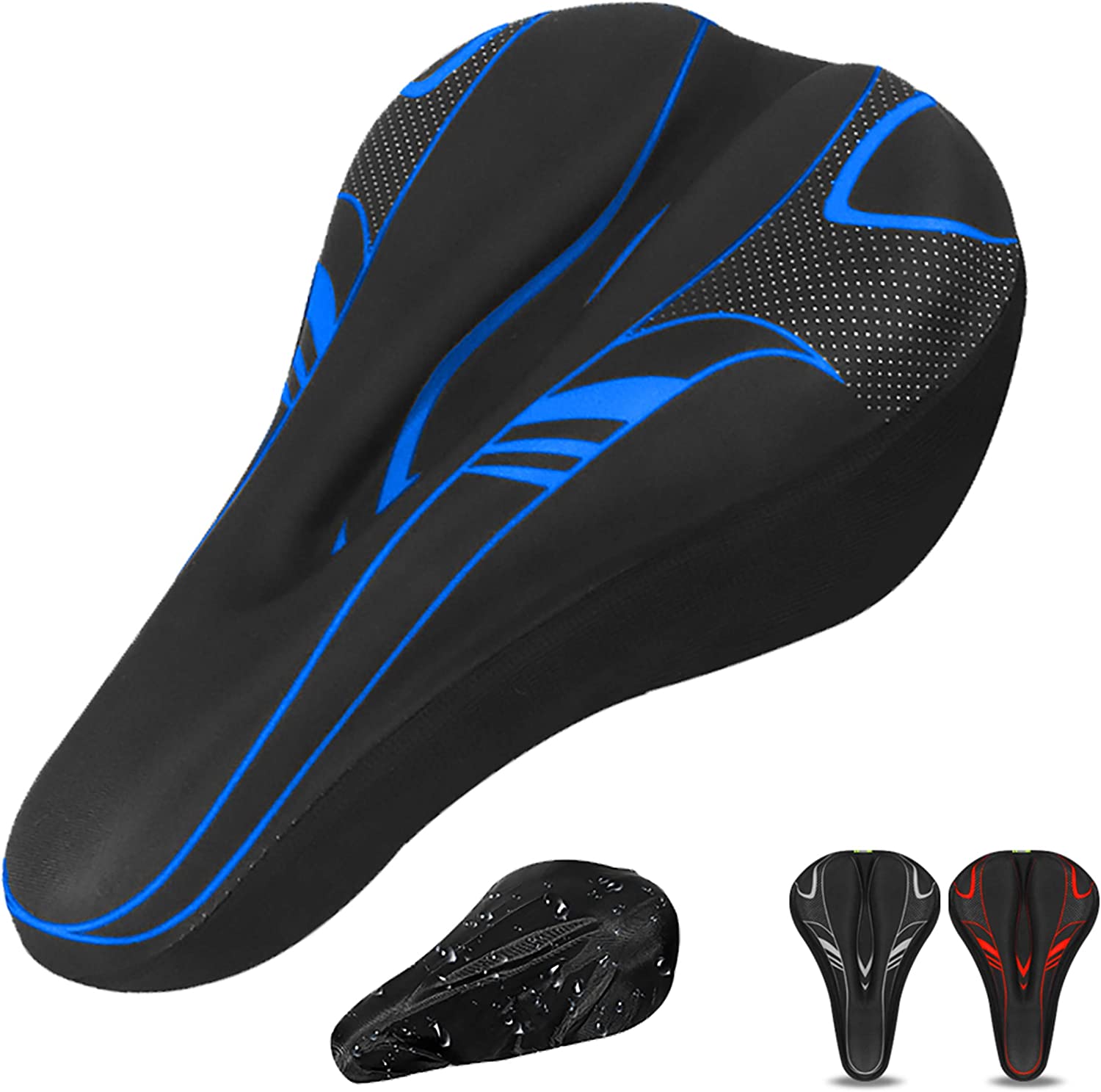 A bike seat cushion will provide relief when riding on a mountain bike seat that is too hard.