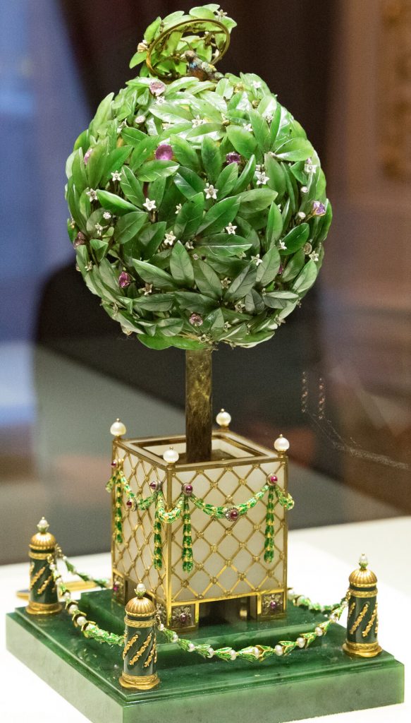 Bay-Tree Egg, House of Fabergé, 1911, The Forbes Collection.