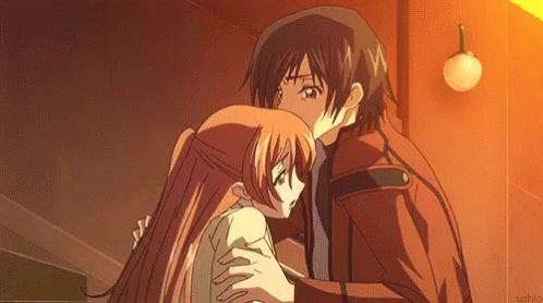 Hug Anime GIF - Hug Anime Sweet GIFs
love anime