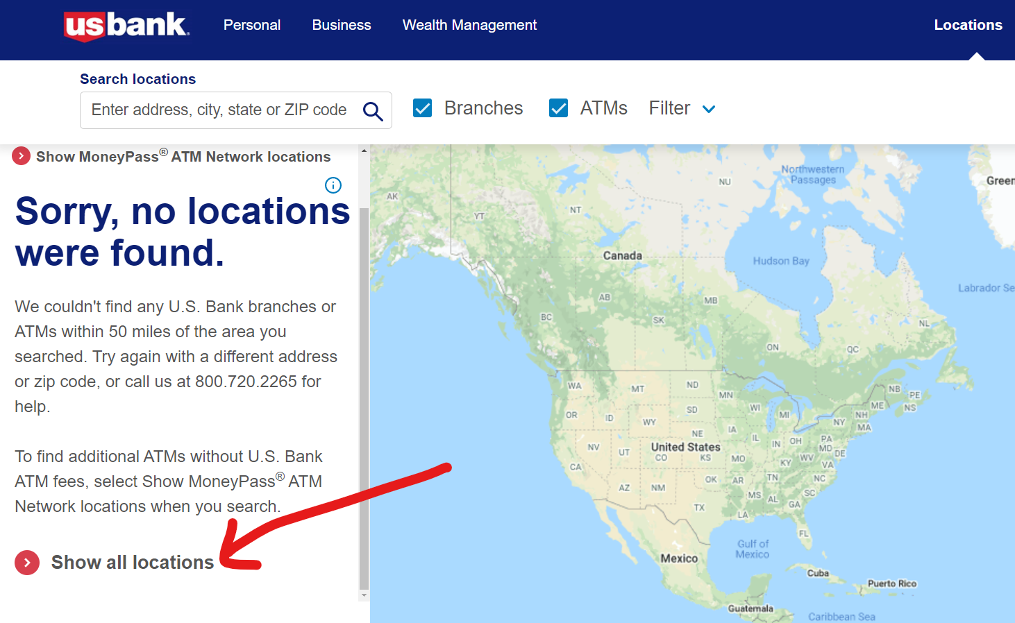 U.S. Bank Customer Service: Browse all the US Bank locations