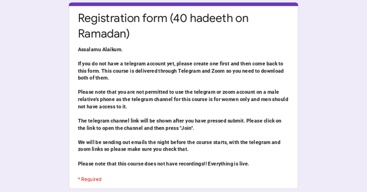 📚 NEW COURSE! Explanation of the book “40 hadeeth on Ramadhan” by Shaikh Saad bin Syed Ash-Shaal