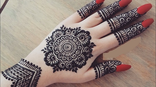 Top 25 Round Mehndi Designs For Rakshabandhan Pushpanjalibp