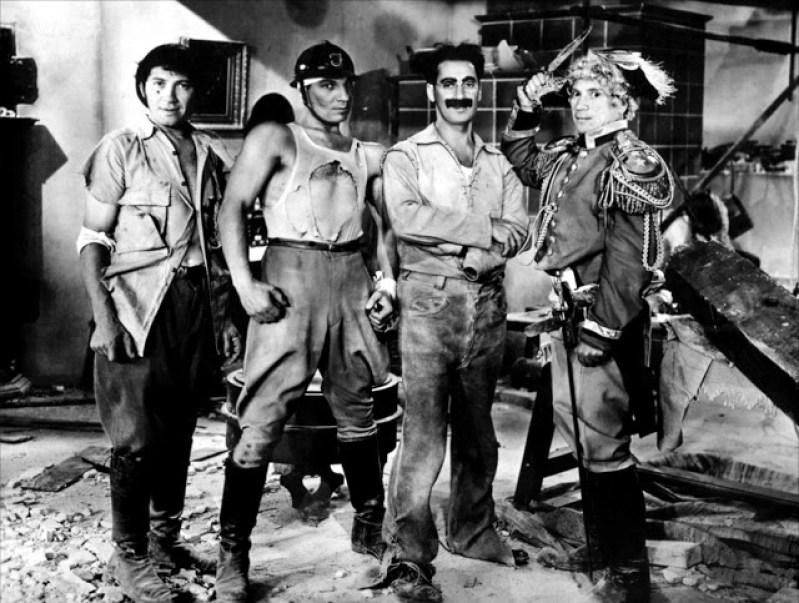 Los cuatro hermanos Marx en Duck Soup (1933)
