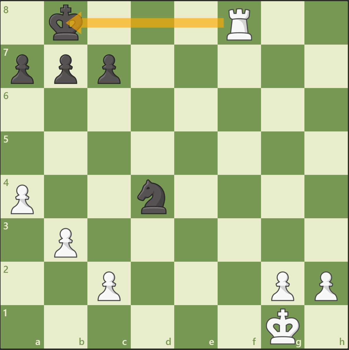 Back Rank Mate in Chess