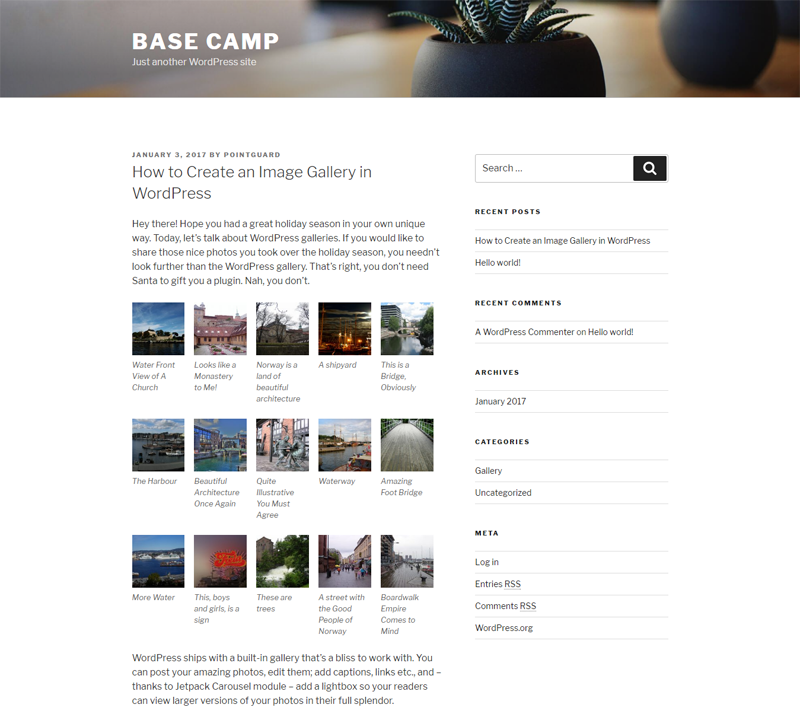 galerias wordpress galeria publicada