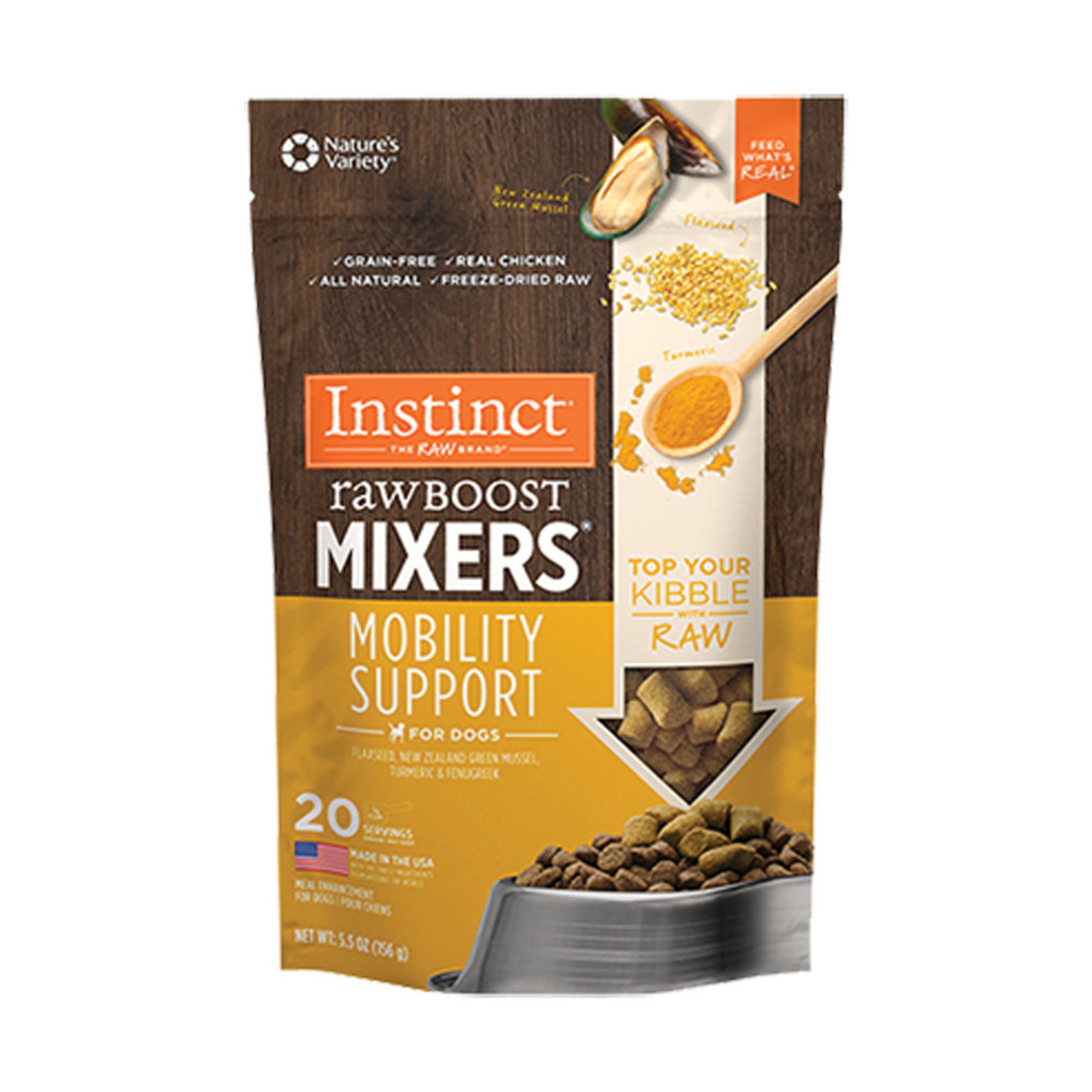 instinct raw boost mixers mobility support