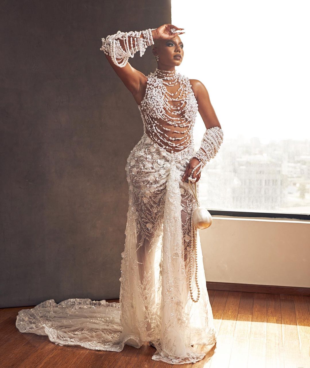 Nancy Isime’s beaded ode to American 1920s glamour at the AMVCA