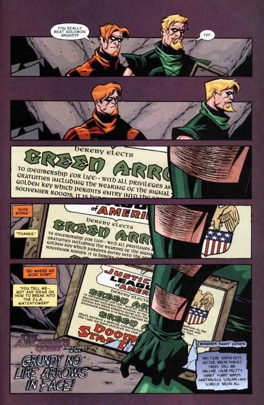 Kevin Tanza Green Arrow: The Archer Quest I One of the ...