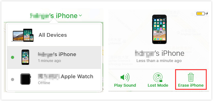 erase-iphone-from-icloud