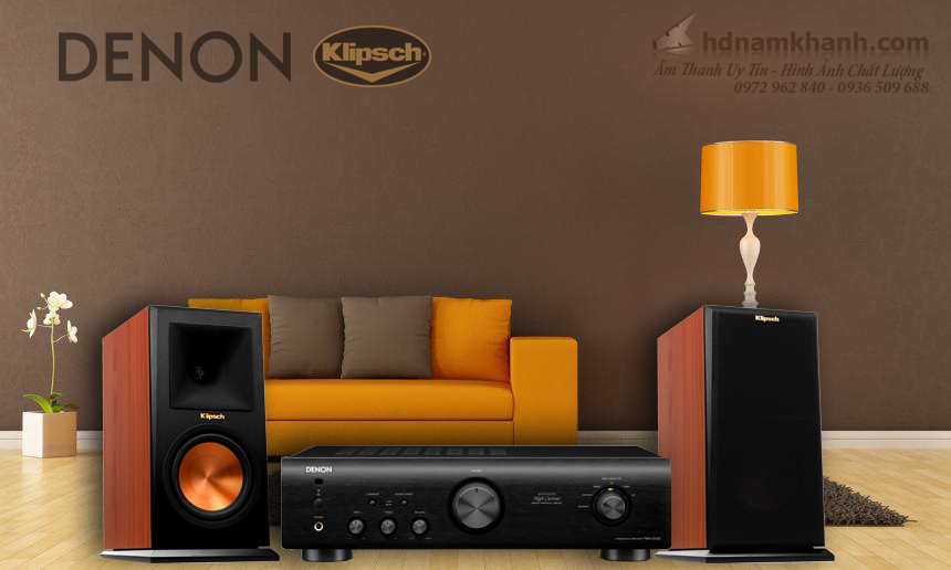 Bộ loa nghe nhạc Stereo cho phòng nhỏ 15-20m,sự kết hợp giữa 2 thương hiệu nổi tiếng