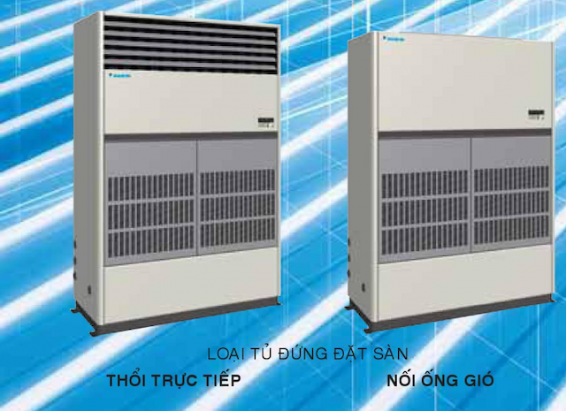 Điều hòa tủ đứng đặt sàn giúp duy trì nhiệt độ phòng server luôn ổn định 