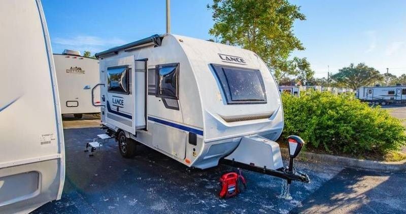 Lance 1475 Travel Trailer is a camping trailer under twenty feet