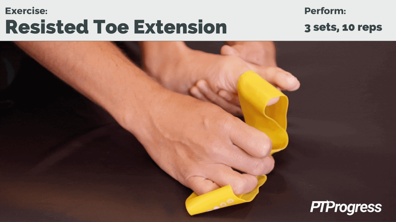 resistance band exercise for bunion 