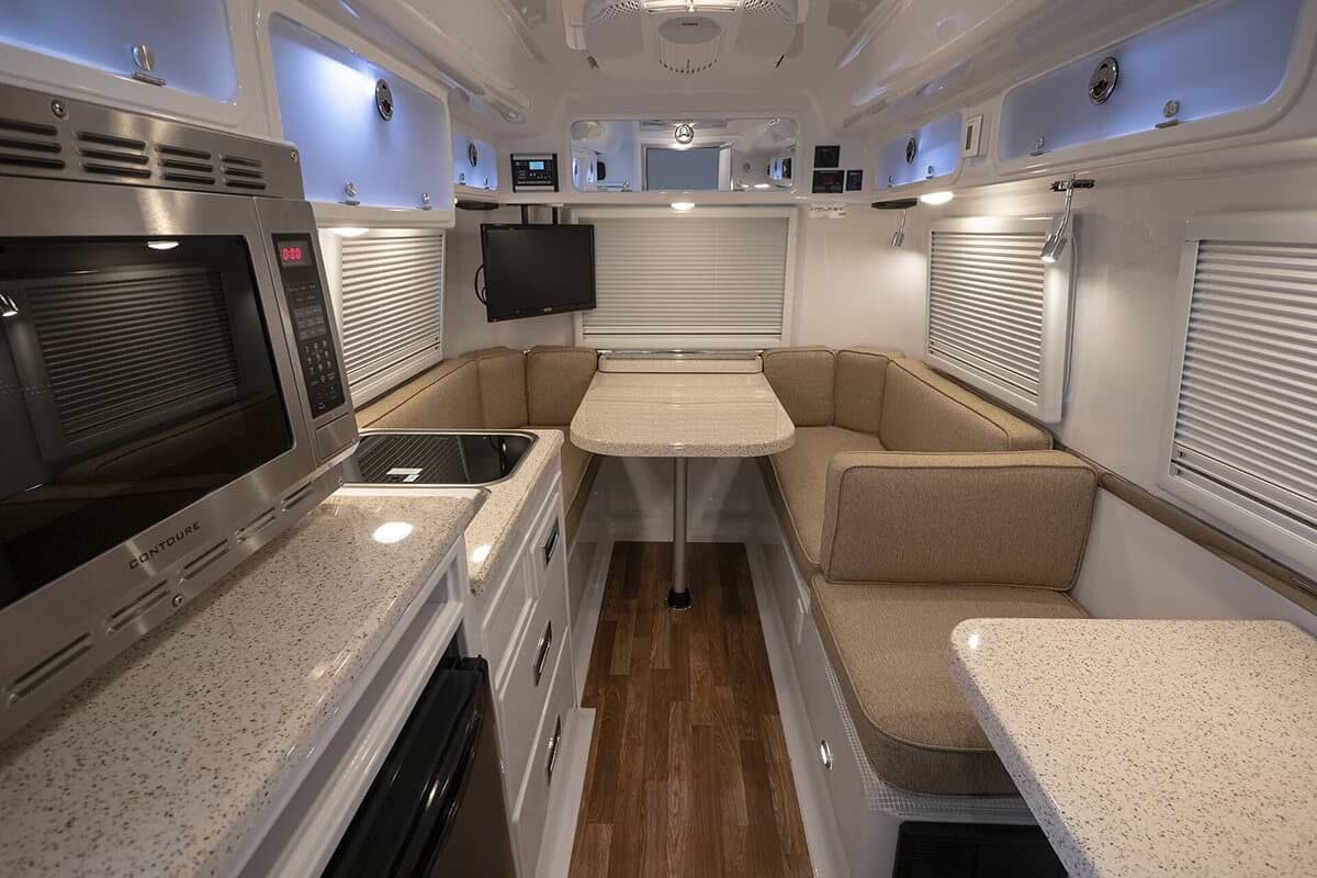 interior of oliver legacy elite