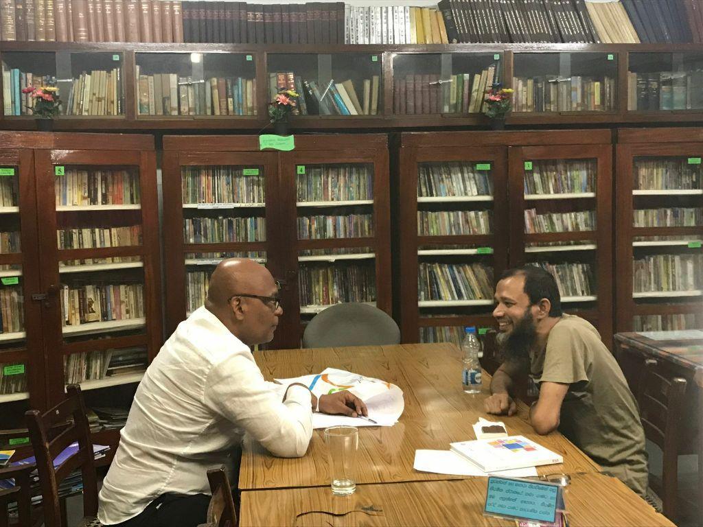 The Penguin author Rohan Gunaratna in conversation with Mohamed Naufar, deputy leader, Islamic State, Sri Lanka Branch at the Criminal Investigations Department, Colombo, Sri Lanka. <to read the full report, click to read https://www.justice.gov/opa/pr/three-foreign-nationals-charged-conspiring-provide-material-support-isis>
