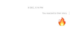 Reação do Instagram Stories