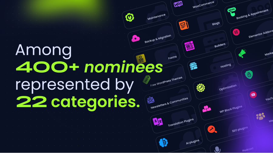 22 incredible categories