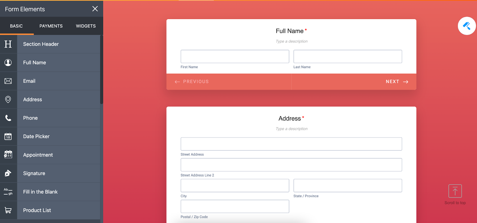 form builder, Jotform